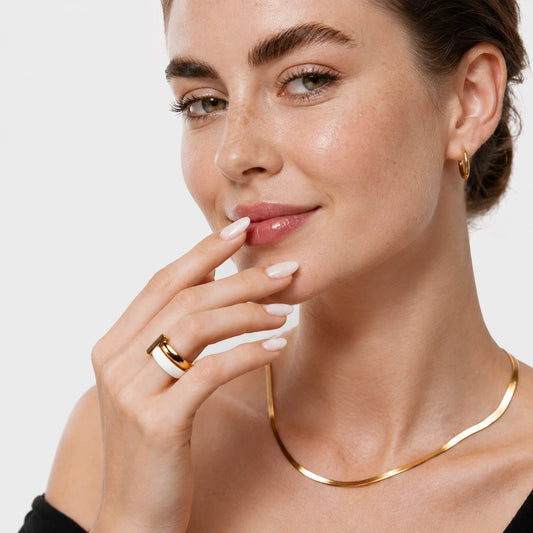 Two Tone Open Ring