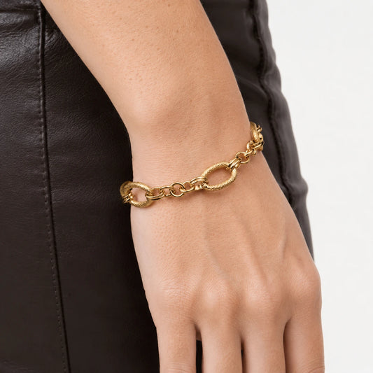 Mixed Oval Link Bracelet