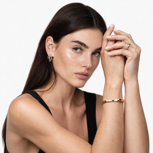 Roman Numeral Slim Bangle