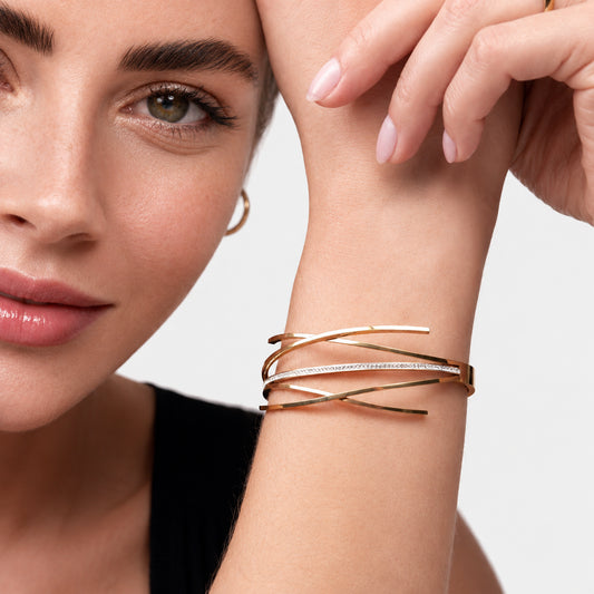 Crystal Triple Wrap Cuff
