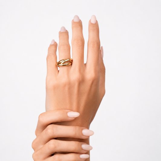 Intertwined Open Ring